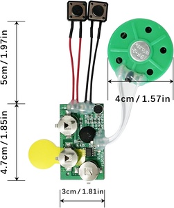 Записываемый голосовой модуль 120 секунд DIY Поздравительная открытка чип звуковой музыкальный модуль записи голоса устройство - Product Image 3