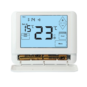 1 riscaldamento 1 sistema di controllo del condizionamento d'aria di raffreddamento regolatore di temperatura digitale termostato ambiente a batteria - Product Image 2