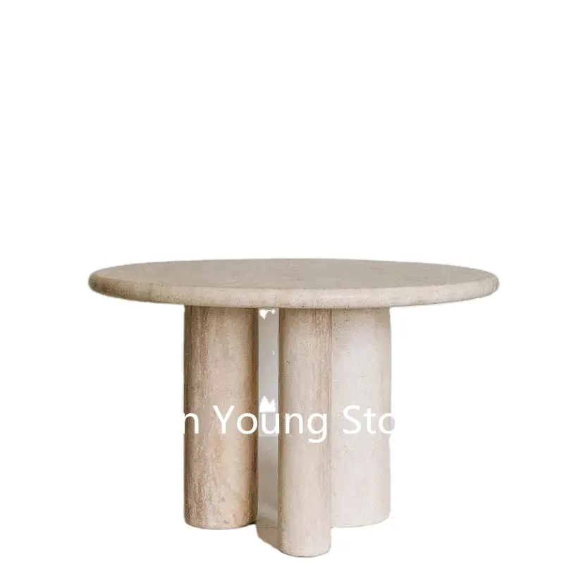 Customized natural Marble ball shape table roman travertine indoor outdoor luxury round stone balls coffee tables