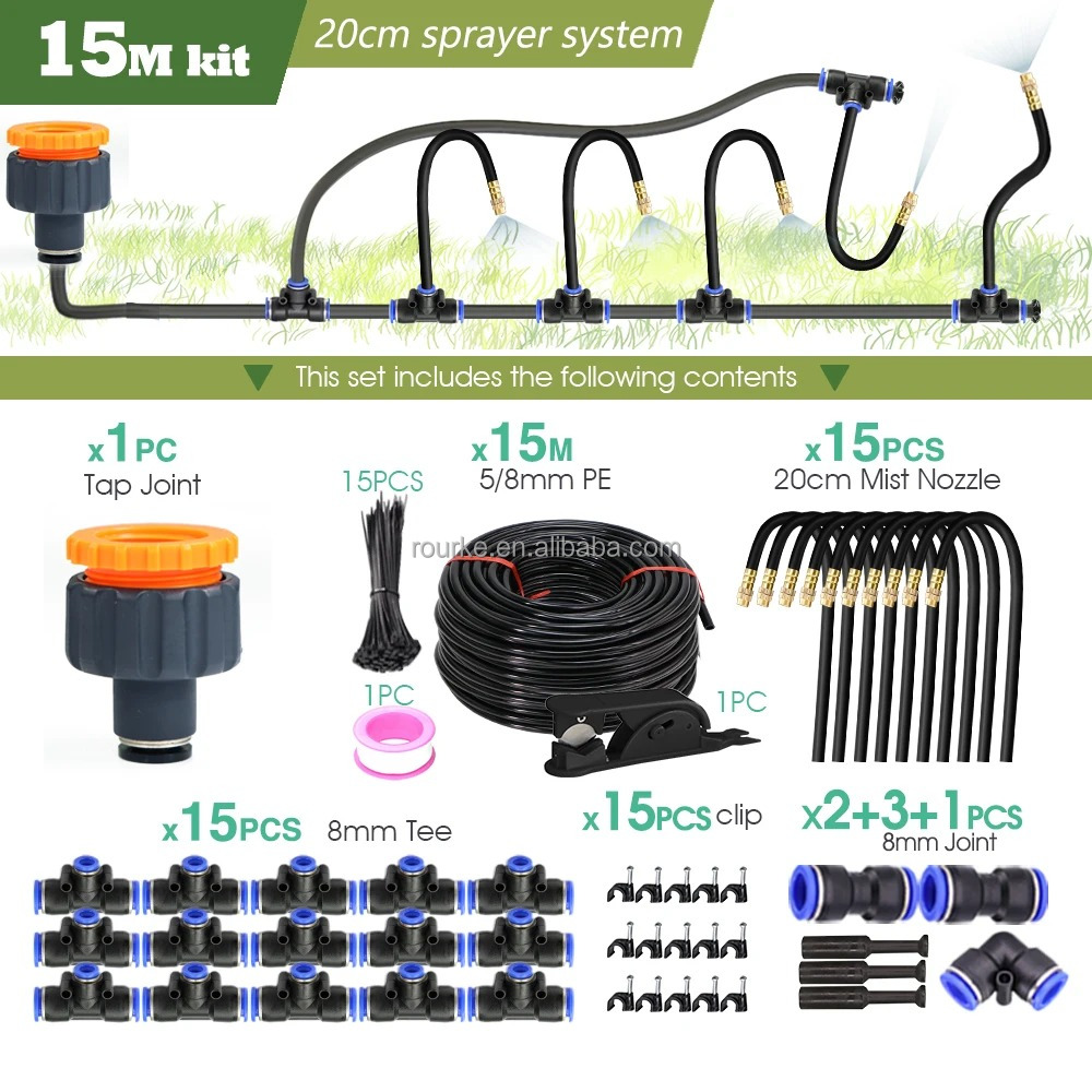 15M Misting kit