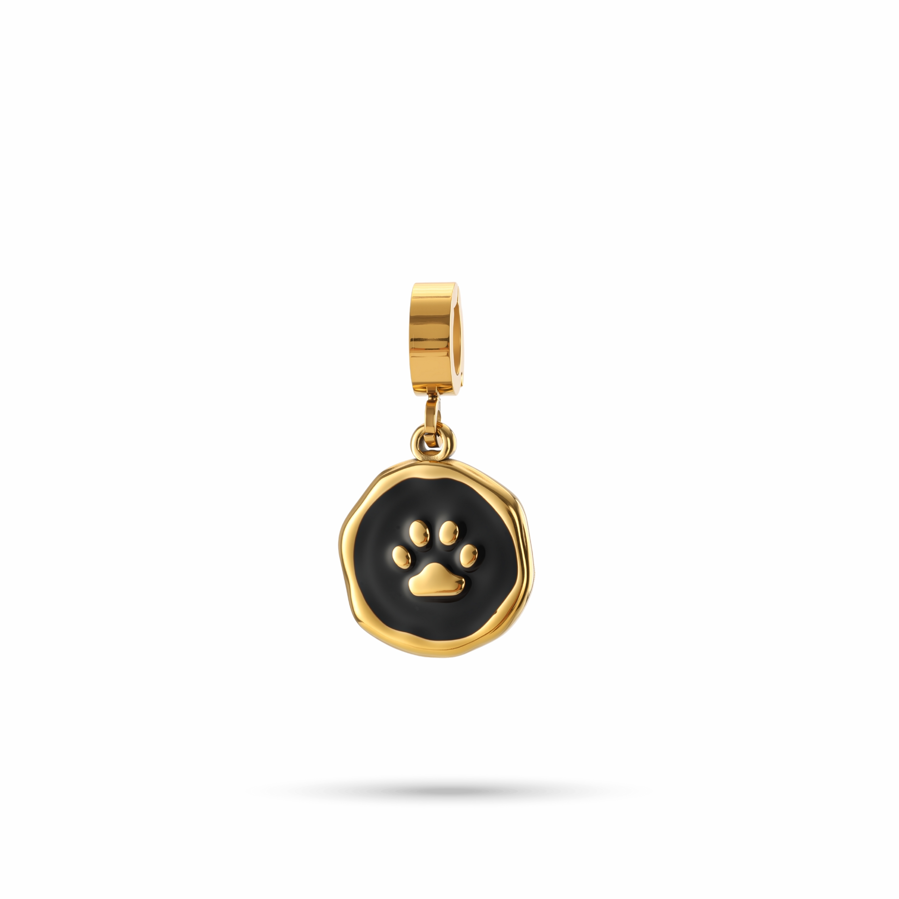 Amuleto de patas de perro negro
