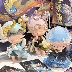 Heyone Mimi ชุดกล่องลายเทพเจ้าแห่งท้องทะเลและภูเขาชุดกล่องตาบอดสไตล์จีนโบราณทำด้วยมือของเล่นตั้งโต๊ะเครื่องประดับกล่องของขวัญวันหยุด