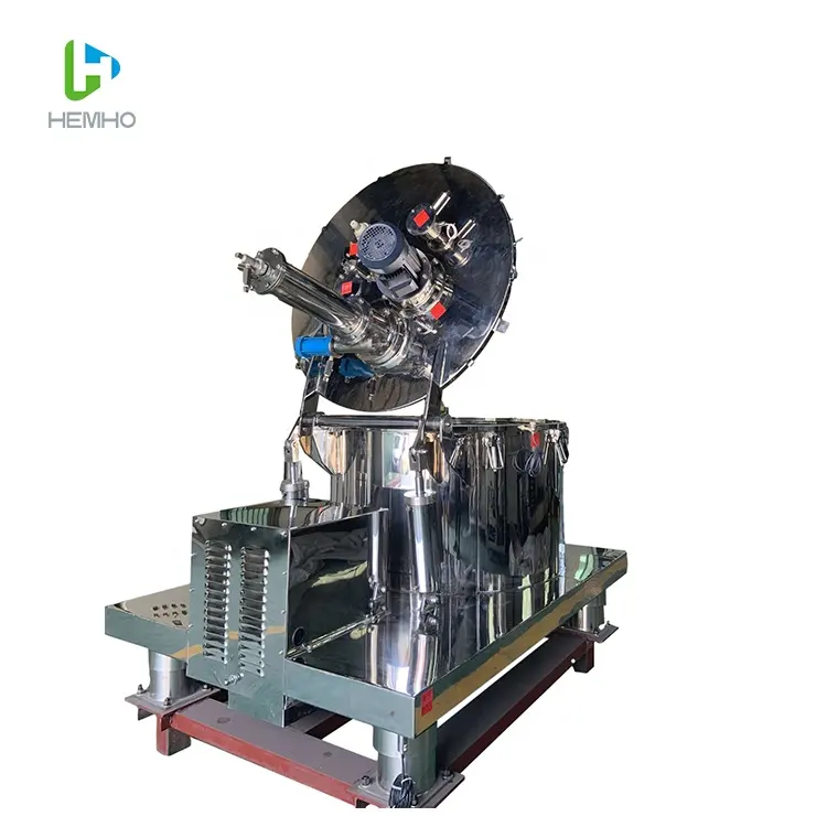 Máquina centrífuga peladora de descarga inferior de placa Industrial Química de alta calidad