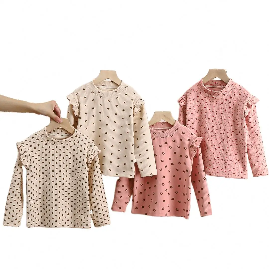 New Baby Casual Spring Girls Cute Sweatshirts Without Hood