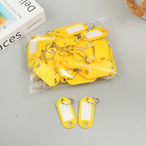 קידום מכירות 50 pcs 1 mall חבילה mall keychain Tag מפתחות pendent pp טבעת שם כרטיס מפתח