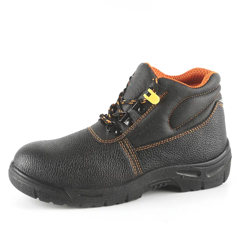 Wholesale Cheap Price Leather S1P S3 Industrial Work Boots Anti Impact Mens Work Safety Shoes With Steel Toe