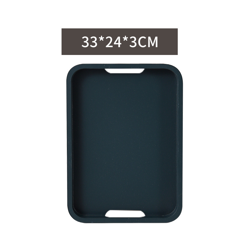 ถาดไม้ไผ่สีเขียว 33*24*3 ซม