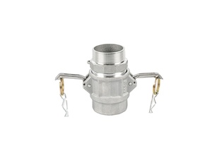 Type <strong>a</strong> B C <strong>D</strong> E F Dc Dp Quick Release Fittings Alloy Aluminum Camlock Coupling for Hose - Product Image 6