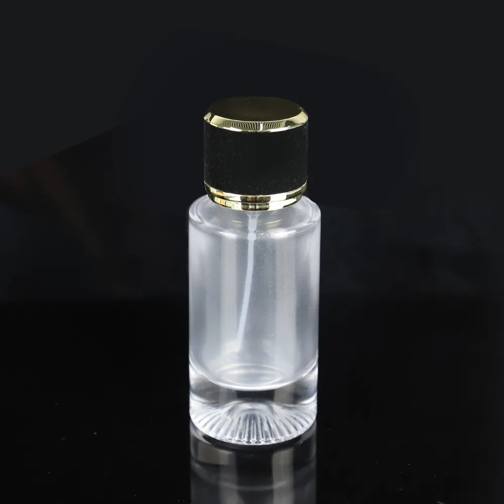 Atacado profissional personalizado luxo recarregável vazio botellas para vidro grosso spray atomizador frascos perfume garrafa 30ml 50ml