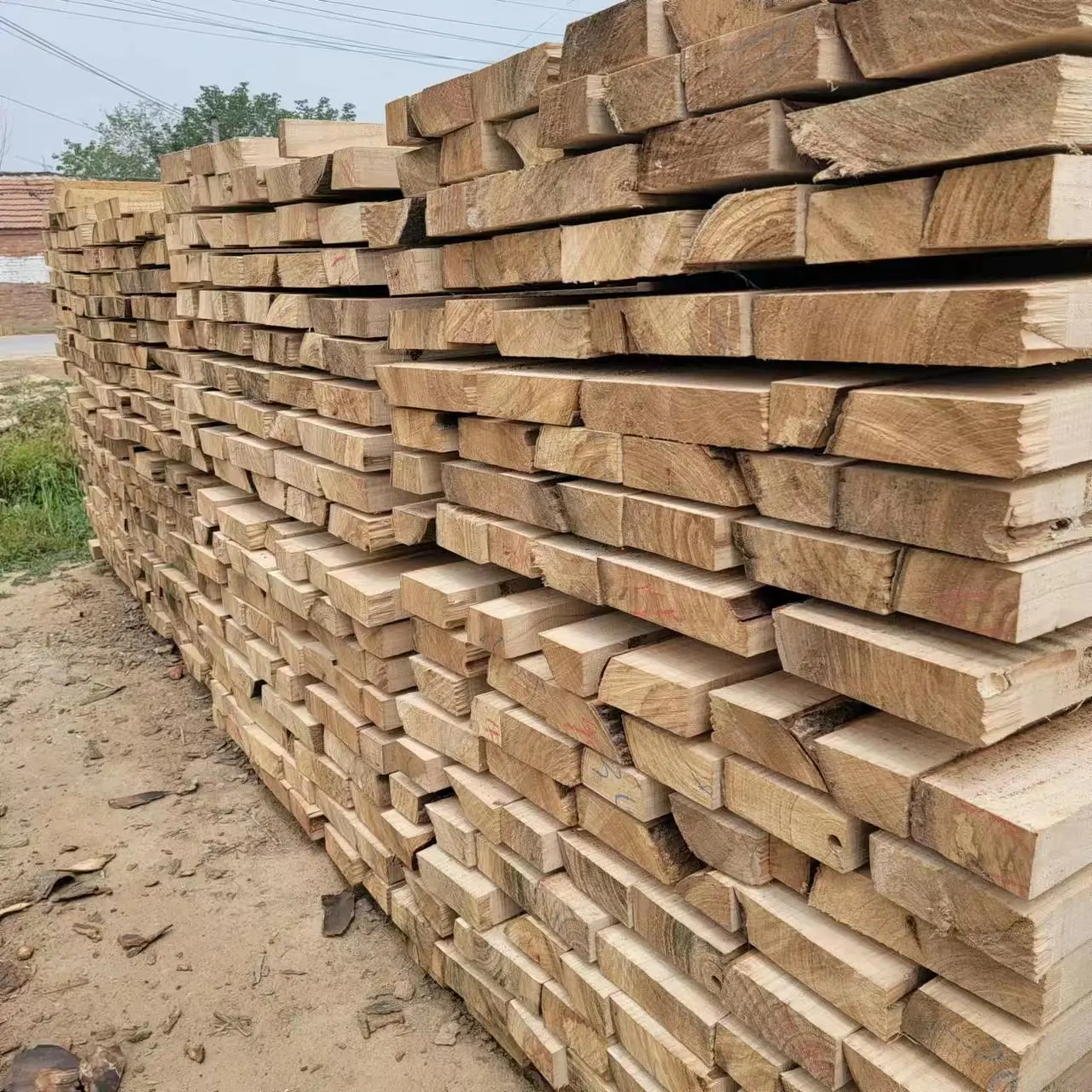 Shandong Wholesale Sawn Raw Paulownia Solid Wood Timber,Plank,Lumber