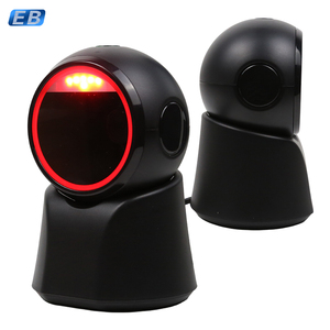 Escáner de código de barras de escritorio 2D, manos libres, Detección automática, lector de código Qr omnidireccional, escáner de código de barras Usb - Product Image 1