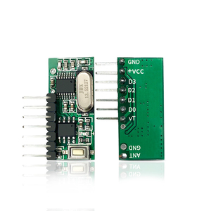 433Mhz 4 canali modulo ricevitore RF alta ricezione sensibilititry anti blocco modulo di decodifica per ev1527 telecomando - Product Image 1