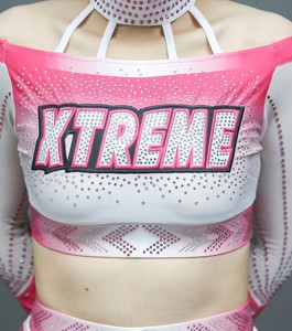 Toptan tüm yıldız Cheer üniforma Set özel süblimasyon baskı Cheer üniforma özel boyut OEM hizmeti kızlar Cheer rekabet giymek - Product Image 5