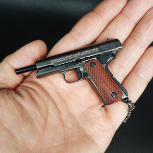 Colt 1911 oyuncak tabanca Metal modeli koleksiyonu kartuş klip Bullet gerçekçi anahtarlık taşınabilir erkek Colt 1911 oyuncak tabanca - Product Image 2