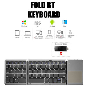 MRSVI BT Trackpad Gran pantalla táctil Delgado Plegable Teclado inteligente inalámbrico plegable para Android IOS Laptop Tablet - Product Image 4