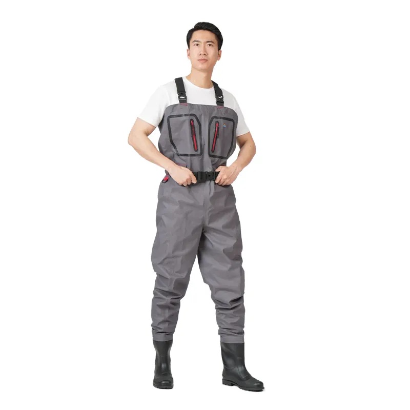 Produttore OEM Waders impermeabile pesca mosca pantaloni traspiranti pesca caccia abbigliamento pettorale tuta uomo donna