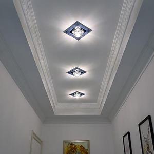 Yüksek sınıf 3 inç 5w antika koridor modern kristal tavan spot ışığı