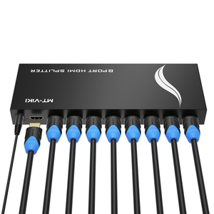 Divisor HDMI 4K 30HZ 1 entrada 8 salidas 1x8, 1x8 1 1 ordenador 8 Monitor + adaptador de corriente Divisor HDMI - Product Image 2