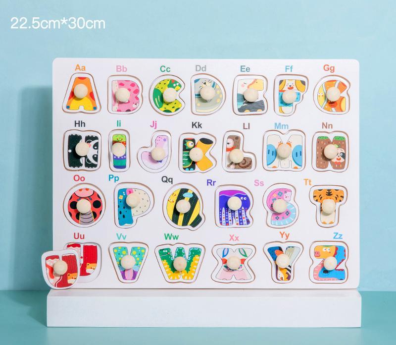 Alphabet hand grasp board (includes ce cpc)