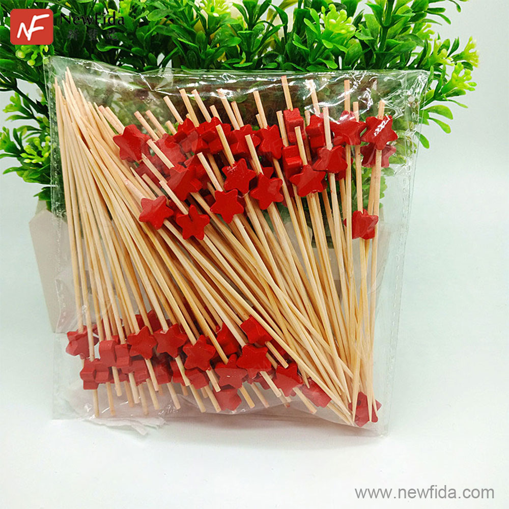 Estrella Roja de Cinco Puntas 12cm 100uds/Bolsa