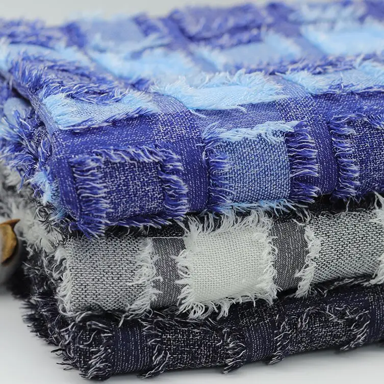 Wholesale Wool Yarn-Dyed Plaid Shirt Fabric for Men and Women Twill Style for Clothing and Shoes