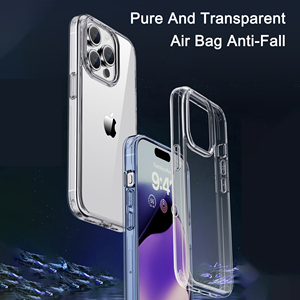 IPAKY for iPhone 15 Pro Max Case Ultra Clear Silicone Soft Phone <strong>Cover</strong> Plus IPhone15Pro 15Pro Camera Shockproof Fundas Capas - Product Image 2