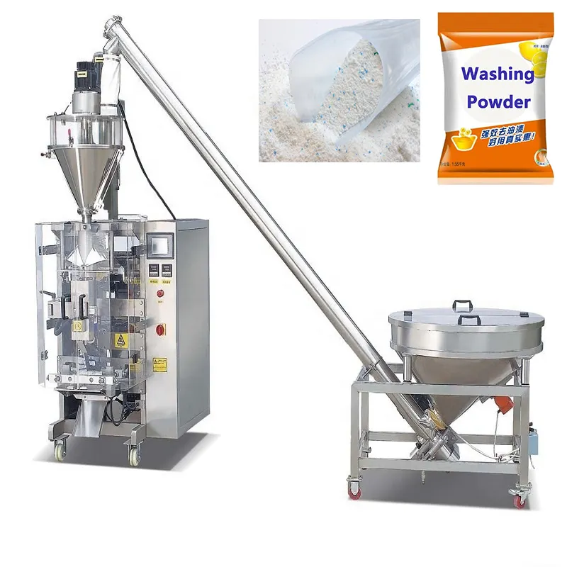 Bilance di misurazione automatica borsa cereali granuli in polvere per detersivo in polvere macchina per imballare l'alimentatore