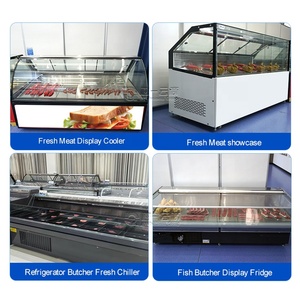 Cửa Kính trượt siêu thị thịt Deli Máy làm lạnh thực phẩm hiển thị refrige Showcase tủ lạnh hiển thị mát - Product Image 3