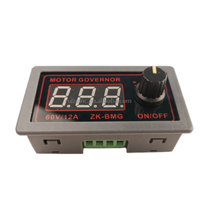 Controlador de <span class=keywords><strong>Motor</strong></span> de CC de 9-60V, 12v, 24v, 36V, 48V, 12A, <span class=keywords><strong>PWM</strong></span>, velocidad ajustable, pantalla Digital, codificador, relación de trabajo, ZK-BMG de frecuencia - Product Image 1