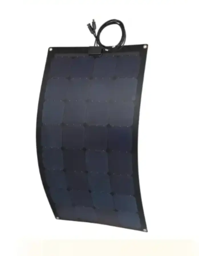 Mono semi-flexível sunpower voltar contato rollable 100w painel solar para RV, da Marinha, Caravana
