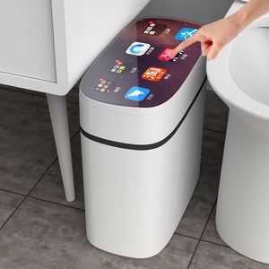 Üst satmak otomatik adsorpsiyon çöp torbası sensörlü çöp kovası Can, akıllı açık ve yakın şarj edilebilir çöp depolama çöp kutuları - Product Image 5
