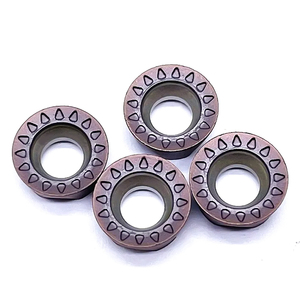 WKETEM Runde CNC Fräse insatz RPMT10T3MOE-JS VP15TF für Edelstahl-Verarbeitung - Product Image 1