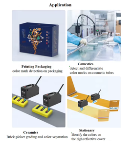 Optischer Hoch geschwindigkeit sensor zur Farb erkennung Grüner RGB-Farbsensor-Detektor Erkennung Drucken Farb markierung sensor Fotozelle - Product Image 6