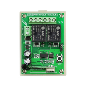 12 V Zwei-Kanal-Lerncode-Fernbedienung für elektrische Türen Hebezeuge Tore und Sicherheits industrie AK-RK02S-V 2.0 - Product Image 1