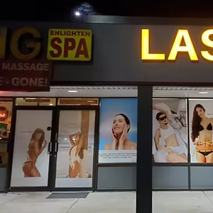 穿孔单向视觉网状乙烯基橱窗贴纸，用于商店展示和定制印刷广告 - Product Image 3
