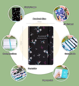 Custom Printing Planner <strong>A5</strong> Hardcover Factory Price Pu Leather <strong>Elastic</strong> Band Journal Diary <strong>Notebooks</strong> - Product Image 2