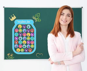磁性奖励Jar儿童课堂行为管理工具奖励系统课堂积极行为图表 - Product Image 5