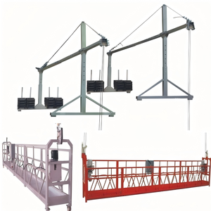 Uomo di costruzione di facciata della piattaforma di attaccatura di Parete di gondole tetto ponteggi piattaforma di lavoro culla sistema - Product Image 1