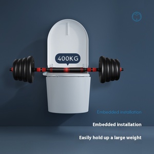 CE Certified Smart Wall-Mounted Automatic <strong>Toilet</strong> Small <strong>Size</strong> with Built-In Water Tank and Seat Heating Elongated Bowl - Product Image 2