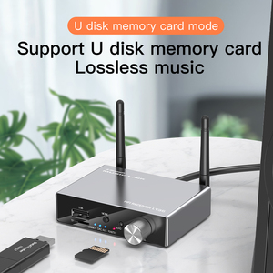 HG 6 in 1 BT5.3 Blueteeth Receiver Transmitter Digital to Analog Audio Converter With Audio <strong>Output</strong> USB Playback AUX Adapter - Product Image 6