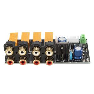 custom Signal Switching Amplifier Board <strong>4</strong> to <strong>1</strong> Audio <strong>Input</strong> Signal Selector Relay Board modules