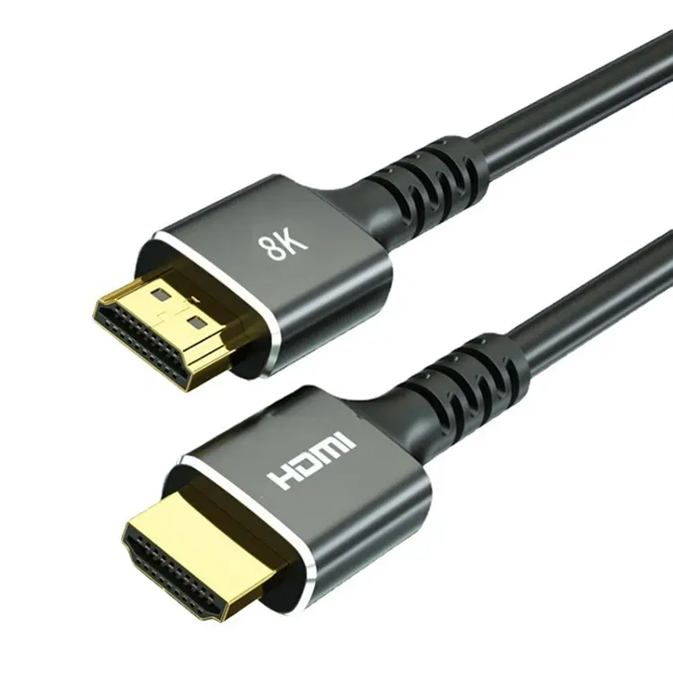 Hot Koop Vergulde 5 Meter 10 Metro Hd Hdmi 2.1 Kabel Tv Computer Scherm 8K 60Hz 4K 120Hz Hdmi Kabel Met Pe Verpakking Zakken