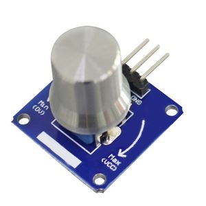 New 3 Pin <strong>Potentiometer</strong> Adjustable Resister Rotary Switch Knob Rotation Angle <strong>Sensor</strong> For ardui
