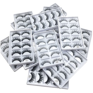 Factory Wholesale Wispy Makeup Beauty Extension Tools <strong>Eye</strong> <strong>Lashes</strong> Natural False Eyelashes 5 Pairs 3D Mink Hair Eyelashes - Product Image 1