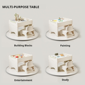<strong>Best</strong> <strong>Kids</strong> Multipurpose Learning <strong>Table</strong> School 4 in 1 Building Block Sets Games <strong>Kids</strong> Plastic <strong>Table</strong> Party Building Block <strong>Table</strong> - Product Image 2