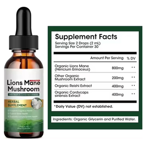 Kräuter ergänzung für die Gehirn funktion | Boost Energy | Gedächtnis Ginseng mit Ashwagandha | Ele uthero und Maca Drops - Product Image 6