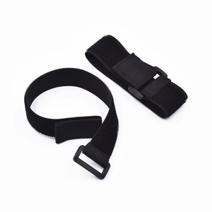 Bridas para cables Sujetadores de gancho y bucle Cinta elástica de gancho y bucle de nailon Correa personalizada - Product Image 2