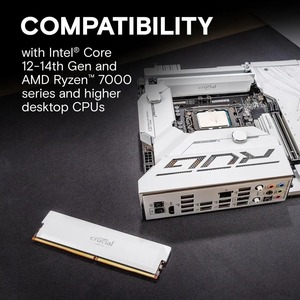 Cruciale Pro DDR5 Memory RAM 16GB 32GB 6400MHz 6000MHz Kit Overclocking memoria di gioco Desktop Intel XMP 3.0 e AMD Expo compatibile - Product Image 6