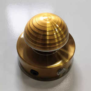 Lampada da parete moderna in marmo con sorgente luminosa accessori in metallo modello astratto Design rosso netto - Product Image 5