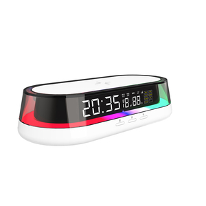 W39L Best Selling Product in 2023 Super Fast Wireless <strong>Charger</strong> with Clock and Calendar Display